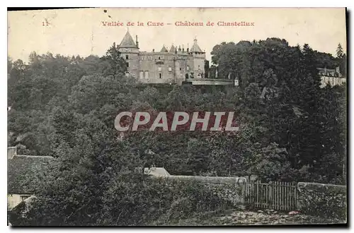 Cartes postales Vallee de la Cure chateau de Chastellux