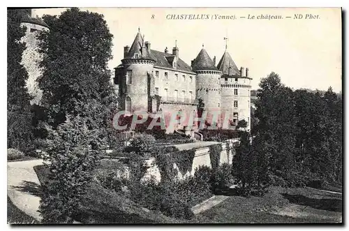 Cartes postales Chastellux Yonne le chateau