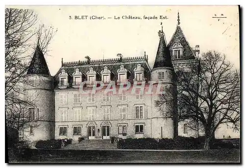 Ansichtskarte AK Blet Cher le chateau facade Est