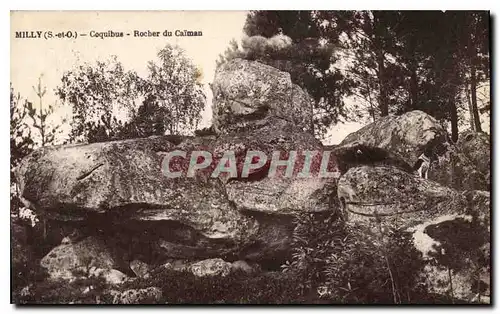 Cartes postales Milly S et O Coquibus rocher du Caiman