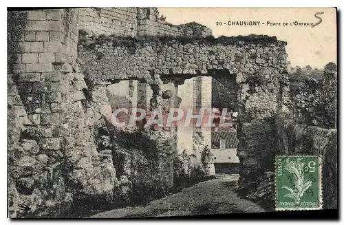 Cartes postales Chauvigny Porte de l'Orfraie