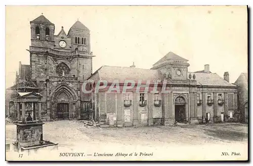 Cartes postales Souvigny l'ancienne Abbaye et le Prieure
