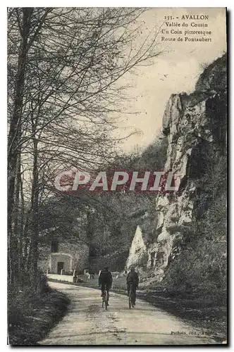 Ansichtskarte AK Avallon Vallee du Cousin un coin pittoresque Route de Pontaubert