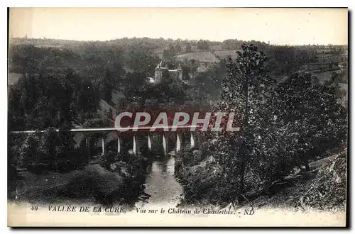 Ansichtskarte AK Vallee de la Cure Vue sur le Chateau de Chastellux