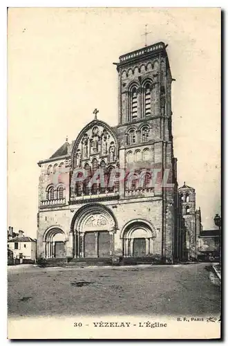 Cartes postales Vezelay L'eglise