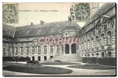 Cartes postales Saint Fargeau Cour d'Honneur du Chateau