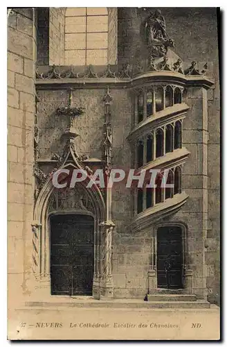 Cartes postales Nevers la Cathedrale Escalier des Chanoines