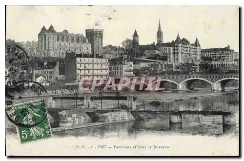 Cartes postales Pau Panorama et Pont de Jurancon