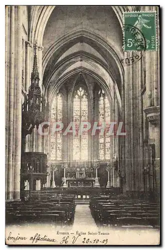 Cartes postales Evreux Eglise Saint Taurin