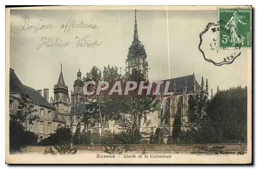 Cartes postales Evreux Abside de la Cathedrale