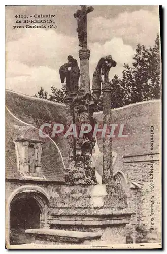 Ansichtskarte AK Calvaires de Bretagne Calvaire de St Hernin pres Carhaix F