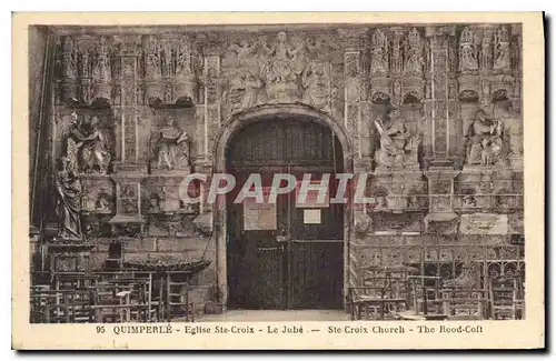 Cartes postales Quimperle Eglise Ste Croix le Jube