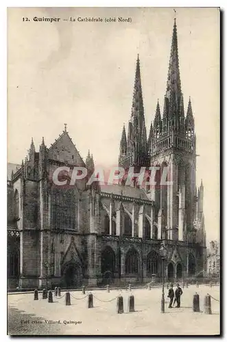 Cartes postales Quimper la Cathedrale Cote Nord