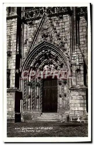 Cartes postales Quimper la Cathedrale le Porche Sud