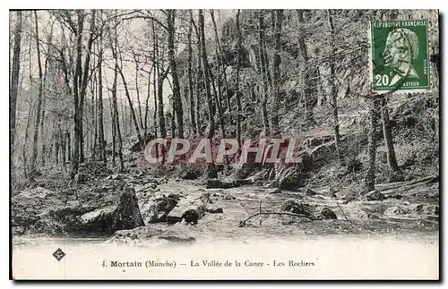 Ansichtskarte AK Mortain Manche la Vallee de la Canee les Rochers