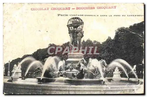 Ansichtskarte AK Paris Fontaine Carpeaux dans le Parc du Luxembourg