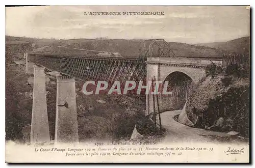 Ansichtskarte AK L'Auvergne Pittoresque le Viaduc des Fades le Grand d'Europe