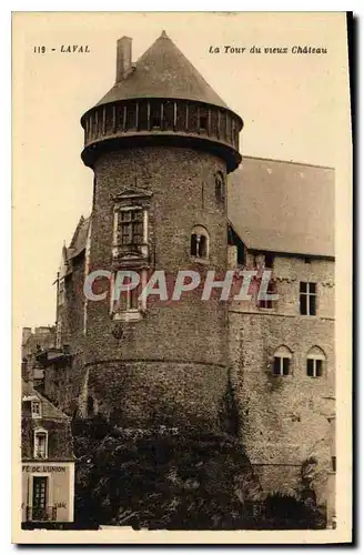 Cartes postales Laval la Tour du vieux chateau