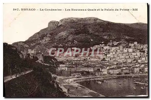 Cartes postales Monaco la Condamine les Nouveaux Quais et le Palais du Prince