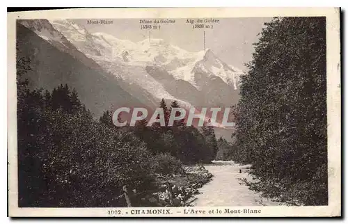 Cartes postales Chamonix l'Avre et le Mont Blanc