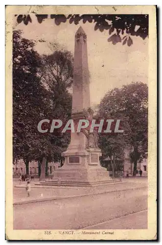 Cartes postales Nancy Monument Carnot