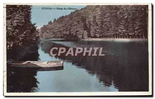 Cartes postales Epinal Etang du chateau