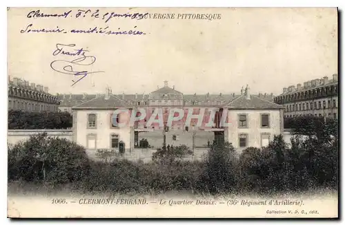 Ansichtskarte AK Clermont Ferrand le Quartier Desaix Regiment d'Artillerie