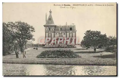 Cartes postales Environs de Houdan Adainville S et O chateau de la Jauniere