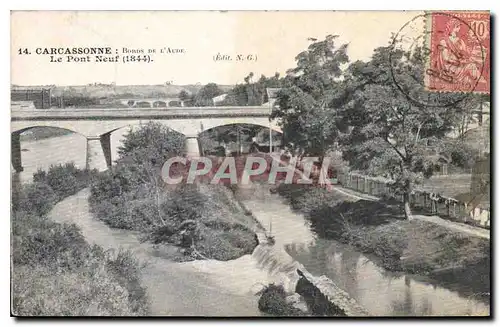 Cartes postales Carcassonne Bonus de l'Aude le Pont Neuf 1844