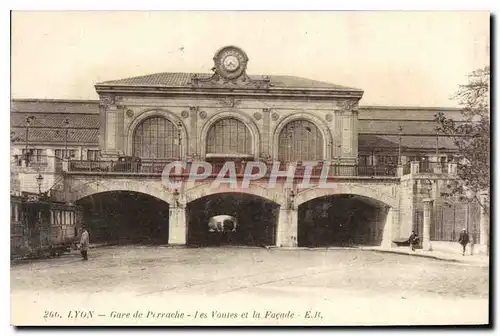 Cartes postales Lyon Gare de Perrache Les Voutes et la Facade