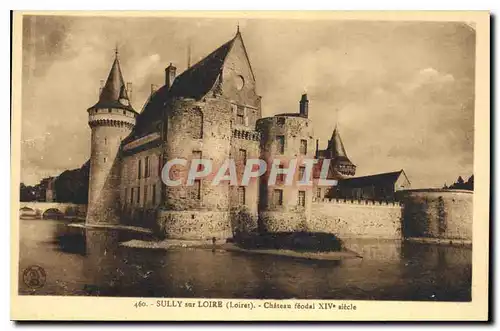 Ansichtskarte AK Sully sur Loire Loiret Chateau feodal