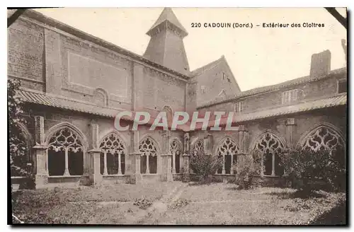 Cartes postales Cadoulin Dord Exterieur des Cloitres