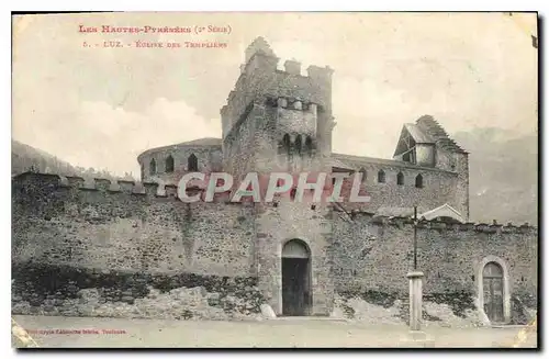 Cartes postales Les Hautes Pyrenees Luz Eglise des Templiers