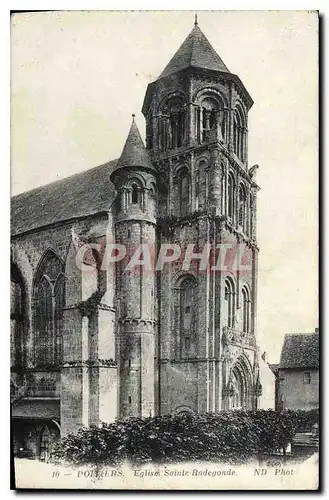 Cartes postales Poitiers Eglise Sainte Radegonde