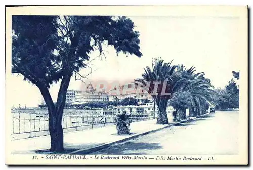 Cartes postales Saint Raphael Le Boulevard Felix Marlin