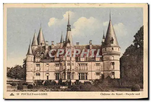 Ansichtskarte AK Poully sur Loire Chateau du Nozet Facade sud