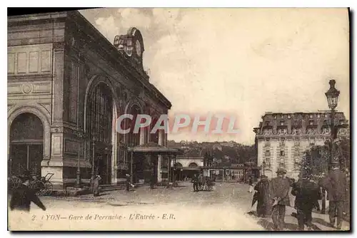 Cartes postales Lyon Gare de Perrache l'Entree
