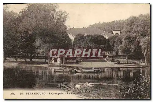 Cartes postales Strasbourg l'Orangerie Le Lac