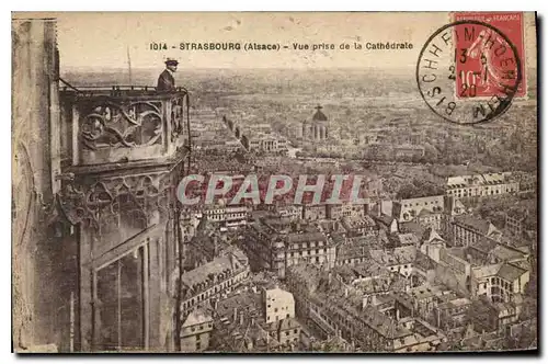 Cartes postales Strasbourg Alsace Vie prise de la Cathedrale