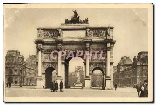 Ansichtskarte AK Paris en Flanant L'Arc de Triomphe du Carrousel