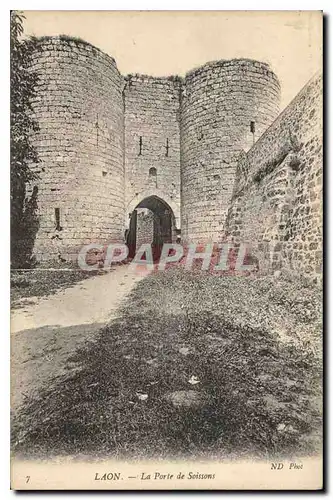 Ansichtskarte AK Laon La Porte de Soissons