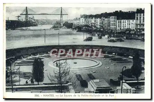 Cartes postales Nantes Le Square de la Petite Hollande et le Port