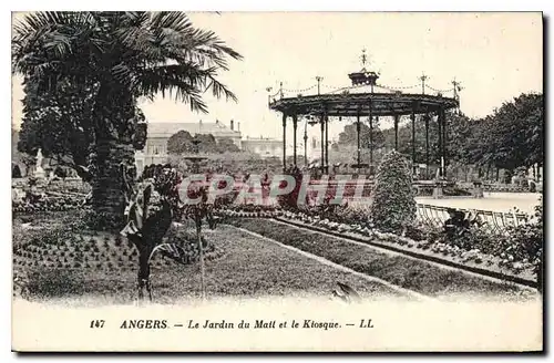 Ansichtskarte AK Angers Le Jardin du Mall et le Kiosque