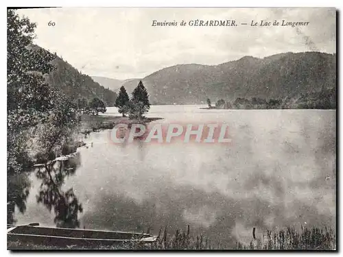 Ansichtskarte AK Environs de Gerardmer Le Lac de Longemer