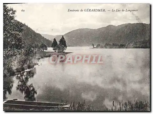 Cartes postales Environs de Gerardmer Le Lac de Longemer