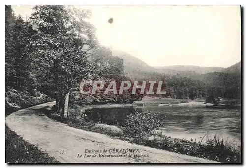 Cartes postales Environs de Gerardmer Le Lac de Retourneiner et le Hobneck