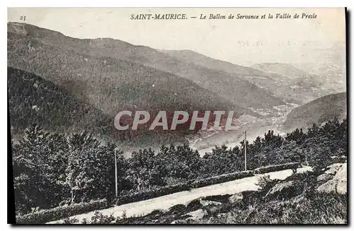 Cartes postales Saint Maurice Le Ballon de Servance et la Vallee de Presle