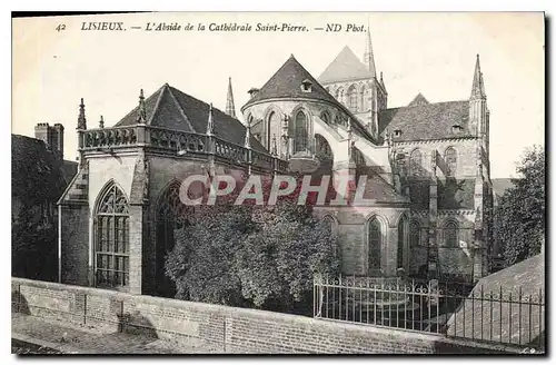 Ansichtskarte AK Lisieux L'Abside de la Cathedrale Saint Pierre