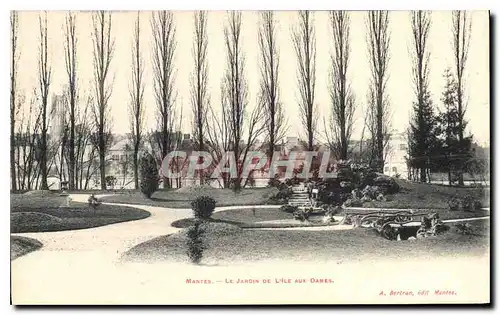 Cartes postales Mantes Le Jardin de l'Ile aux Dames