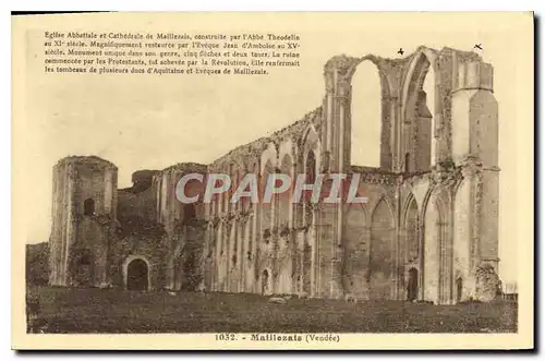Cartes postales Maillezais Vendee Eglise Abbatiale de Maillezais